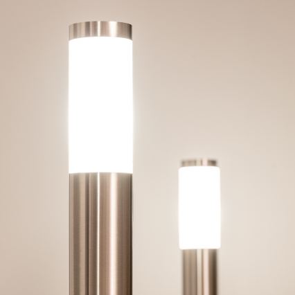 BRILAGI - Lampă LED de exterior ELIA 1xE27/7W/230V 4000K IP44 50 cm crom mat