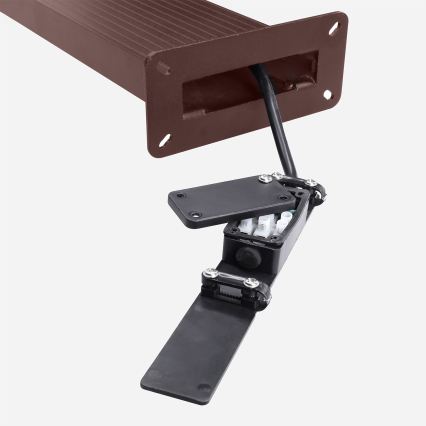 Brilagi - Lampă LED de exterior RIANO LED/8W/230V maro IP65 80 cm