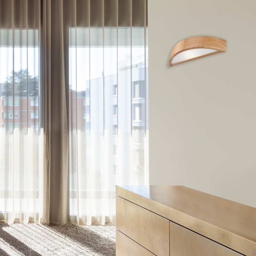 Brilagi - Lampă LED de perete CARVALHO 1xE27/15W/230V stejar