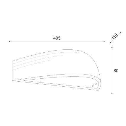 Brilagi - Lampă LED de perete CARVALHO 1xE27/15W/230V stejar