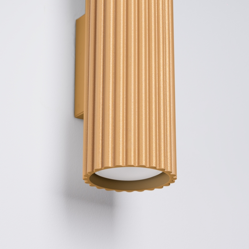 Brilagi - Lampă LED de perete CRESTO, 2xGU10/10W/230V, 20 cm, aurie