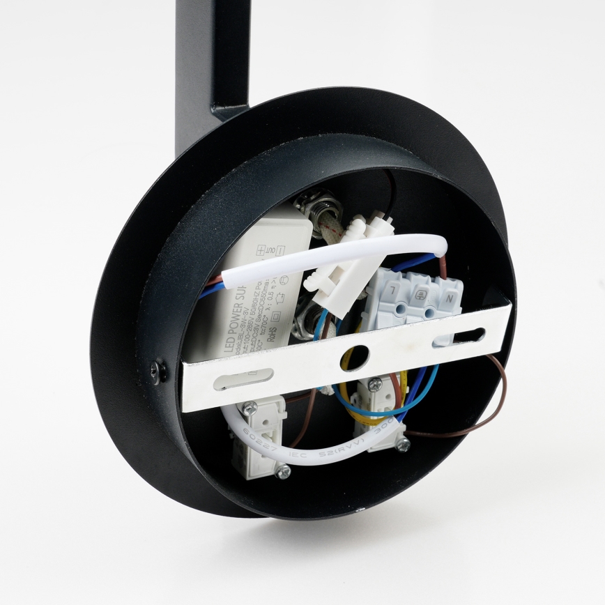 Brilagi - Lampă de perete LED DAYA 1xE14/40W/230V + LED/3W negru