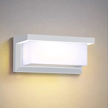Brilagi - Lampă LED de perete dimmabilă pentru exterior BRICKY 1xE27/6W/230V 2700-6500K IP54, alb