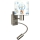 Brilagi - Lampă LED de perete flexibilă pentru copii BOBO 1xE27/25W/230V + LED/3W crom mat/alb/albastru/cu ursuleți