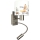 Brilagi - Lampă LED de perete flexibilă pentru copii BOBO 1xE27/25W/230V + LED/3W crom mat/alb/cu animale