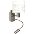 Brilagi - Lampă LED de perete flexibilă pentru copii BOBO 1xE27/25W/230V + LED/3W crom mat/alb/cu unicorni
