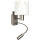 Brilagi - Lampă LED de perete flexibilă pentru copii BOBO 1xE27/25W/230V + LED/3W crom mat/alb/iepurași