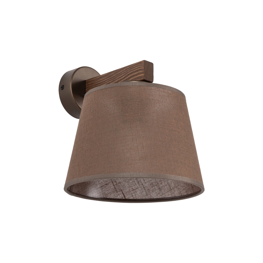 BRILAGI - Lampă LED de perete LATTE 1xE27/15W/230V pin/maro