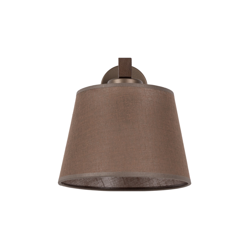 BRILAGI - Lampă LED de perete LATTE 1xE27/15W/230V pin/maro