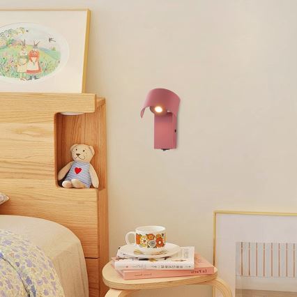 Brilagi - Lampă LED de perete VASTO LED/3W/230V roz