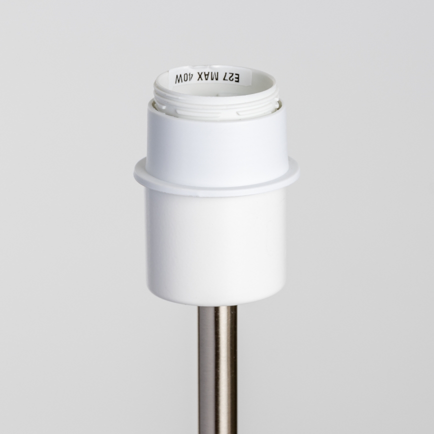 Brilagi - Lampă LED de podea CERIA, 1x E27/40W/230V, Ø 30 cm, negru/crom mat