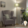 Brilagi - Lampă LED de podea CERIA 1xE27/20W/230V, diam. 30 cm verde/auriu