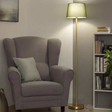 Brilagi - Lampă LED de podea CERIA 1xE27/20W/230V, diam. 30 cm verde/auriu