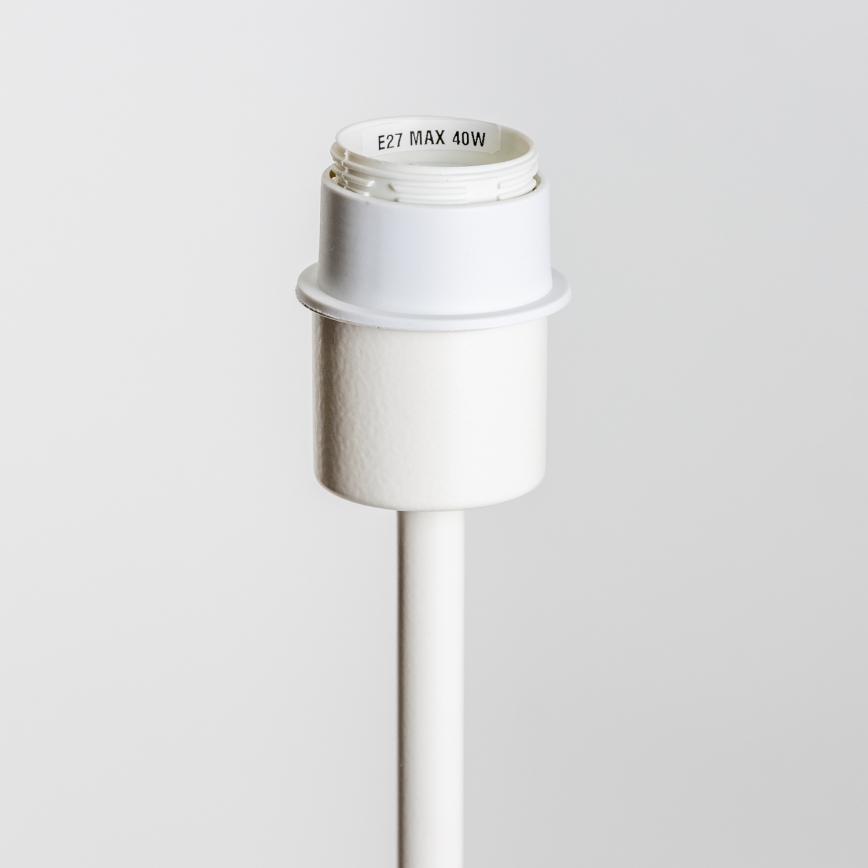 Brilagi - Lampă LED de podea CERIA, 1xE27/40W/230V, Ø 25 cm, bambus/alb