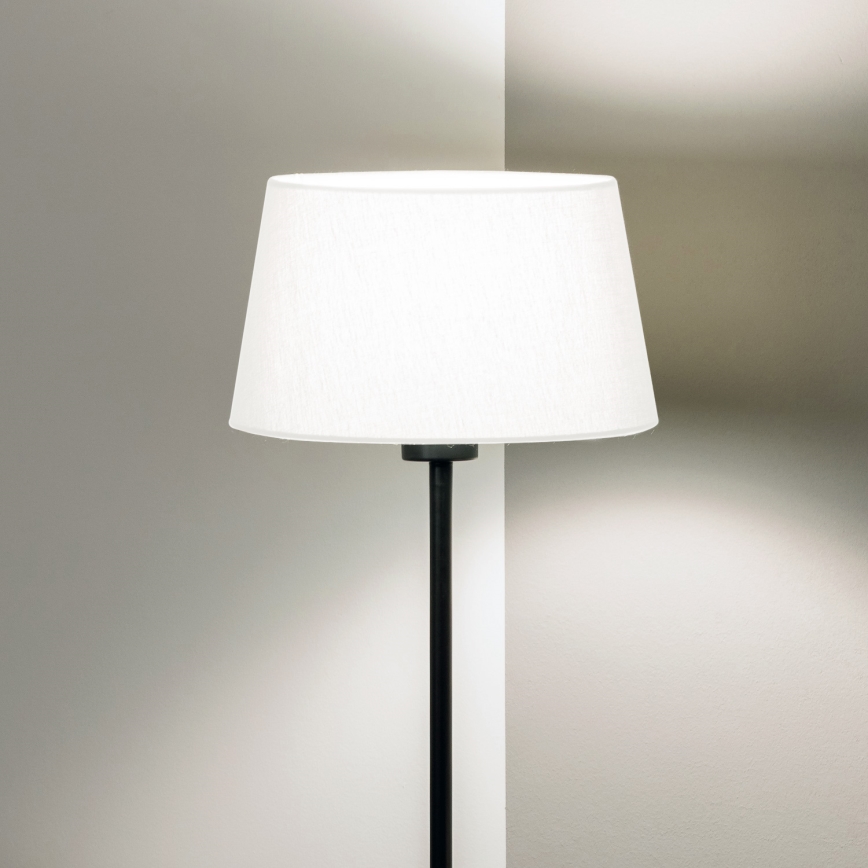 Brilagi - Lampă LED de podea CERIA 1xE27/40W/230V Ø 30 cm alb/negru