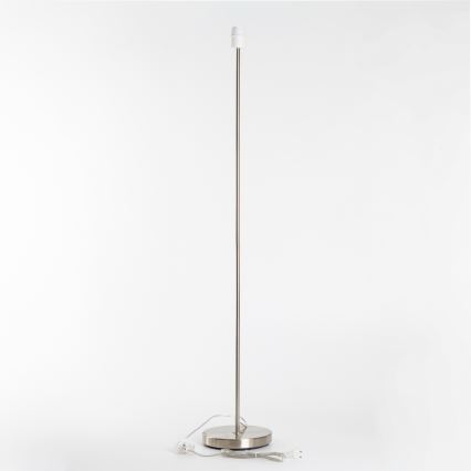 Brilagi - Lampă LED de podea CERIA 1xE27/40W/230V Ø 45 cm bej/crom mat