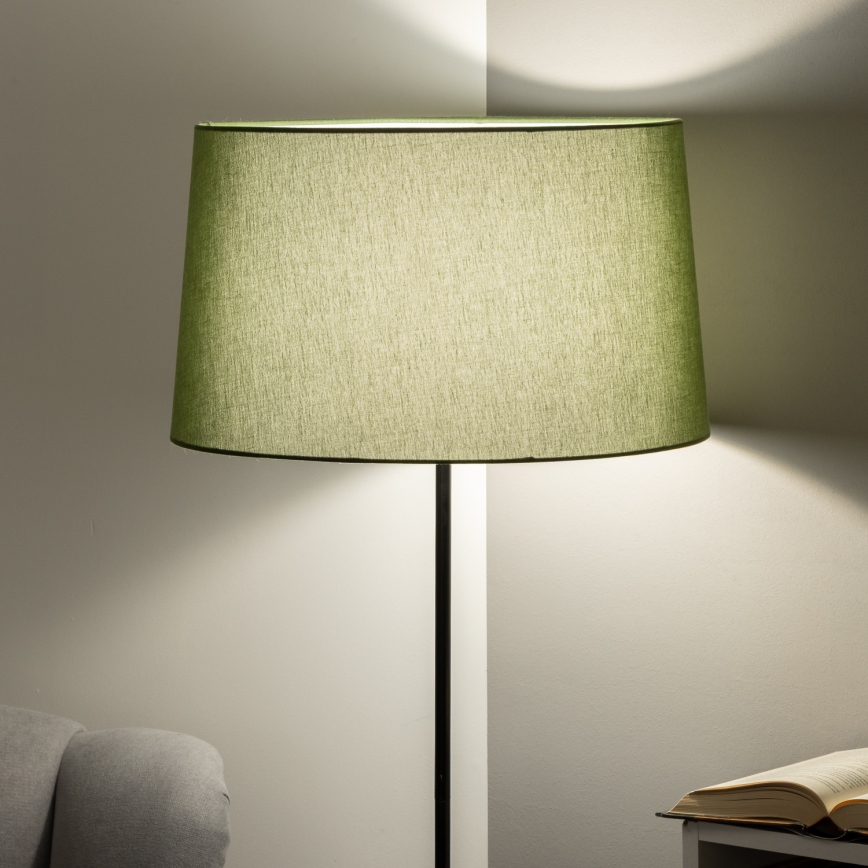 Brilagi - Lampă LED de podea CERIA 1xE27/40W/230V Ø45 cm verde/negru