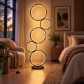 BRILAGI - Lampă LED de podea ECHO LED/36W/230V 4000K 110 cm neagră