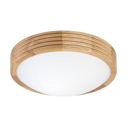 Brilagi - Plafonieră LED CARVALHO MODERN SLIM 1xE27/60W/230V Ø 27,5 cm stejar