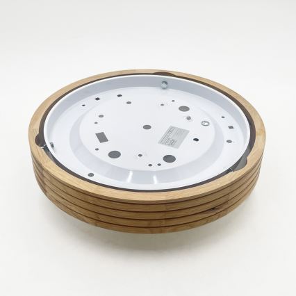 Brilagi - Plafonieră LED CARVALHO MODERN SLIM 1xE27/60W/230V Ø 27,5 cm stejar