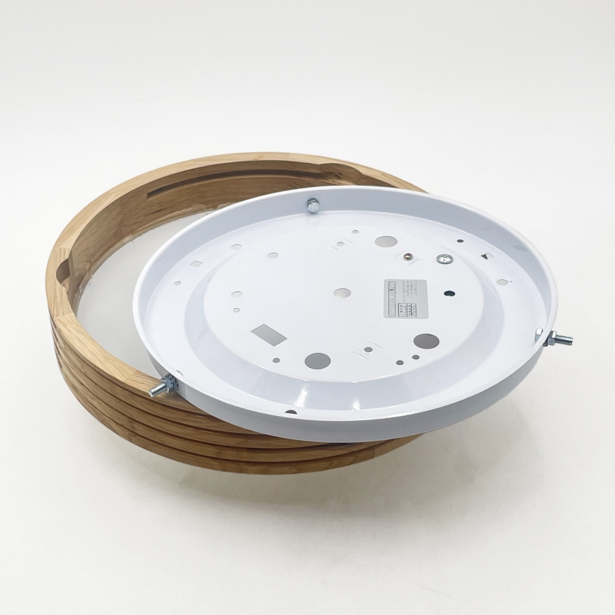 Brilagi - Plafonieră LED CARVALHO MODERN SLIM 1xE27/60W/230V Ø 27,5 cm stejar