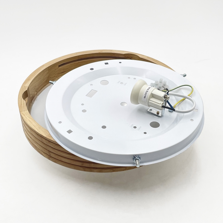 Brilagi - Plafonieră LED CARVALHO MODERN SLIM 1xE27/60W/230V Ø 27,5 cm stejar
