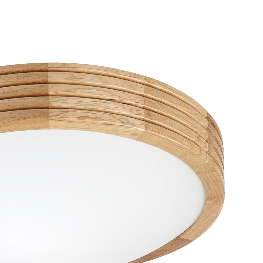 Brilagi - Plafonieră LED CARVALHO MODERN SLIM 1xE27/60W/230V Ø 27,5 cm stejar