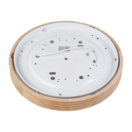 Brilagi - LED plafonieră CARVALHO MODERN SLIM 2xE27/60W/230V diam. 37,5 cm stejar