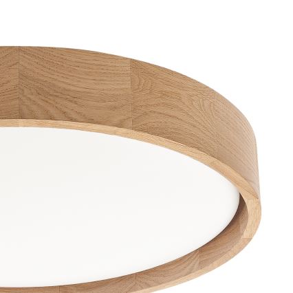 Brilagi - Lampă LED de tavan MANAROLA PLAIN, 24W, 230V, 4000K, Ø 41 cm, stejar