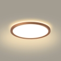 Brilagi - Lampă LED de tavan pentru baie ULTRA SLIM LED/12W/230V Ø22,5 cm aur roz IP54