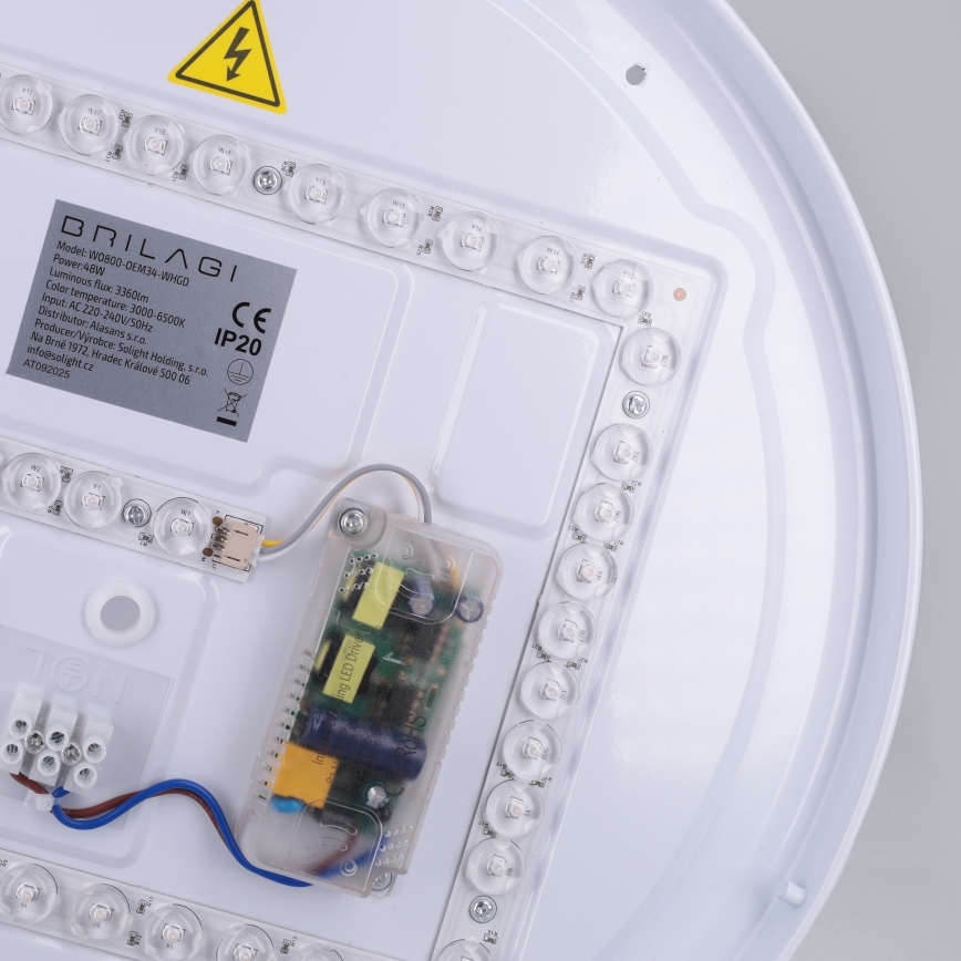 Brilagi - Plafonieră LED reglabilă ALVA LED/48W/230V 3000-6500K Ø 51 cm albă + telecomandă