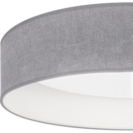 Brilagi - Plafonieră LED reglabilă VELVET SMARTIX STARS LED/36W/230V 3000-6000K Ø 55 cm gri Wi-Fi Tuya Beacon + telecomandă
