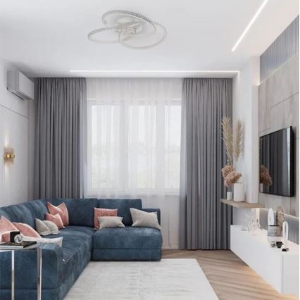 Brilagi - Plafonieră LED dimabilă COSMOWAVE, 70 W, 230 V, 3000-6500 K + telecomandă