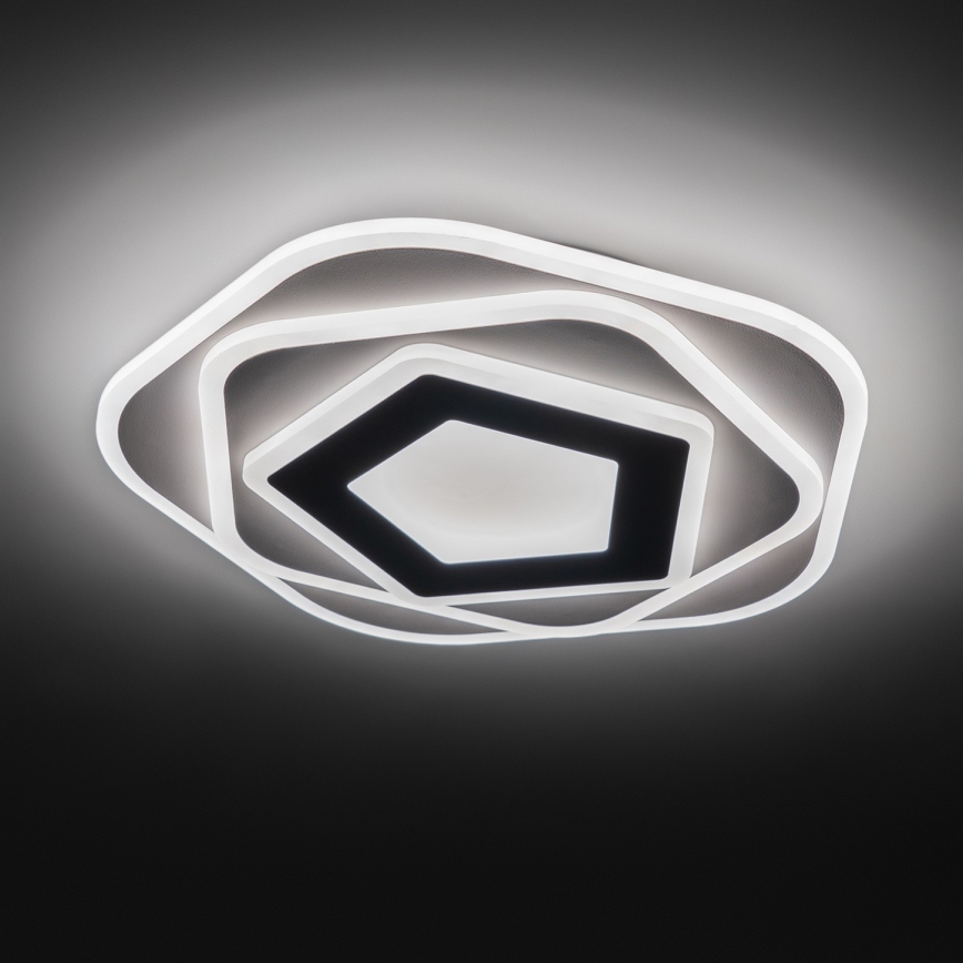 Brilagi - Plafonieră LED dimabilă MODERN, 64W, 230V, 3000-6000K, Ø 40 cm + telecomandă