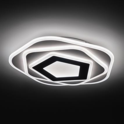 Brilagi - Plafonieră LED dimabilă MODERN, 64W, 230V, 3000-6000K, Ø 40 cm + telecomandă