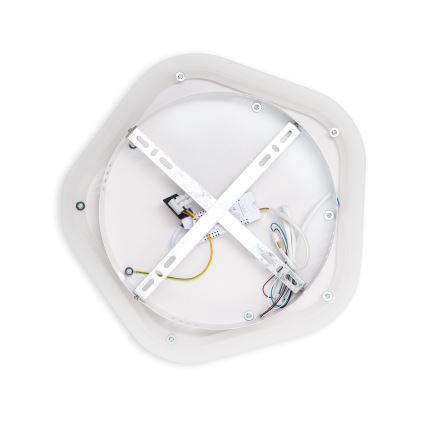 Brilagi - Plafonieră LED dimabilă MODERN, 64W, 230V, 3000-6000K, Ø 40 cm + telecomandă