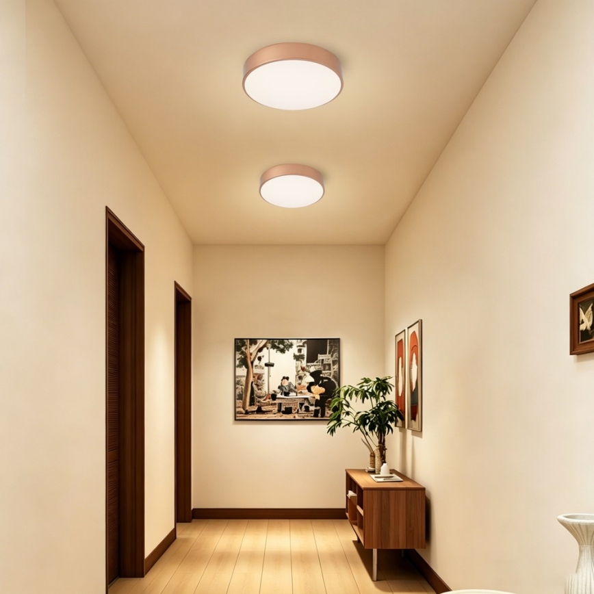 Brilagi - Lampă plafonieră LED dimabilă POOL LED/36W/230V 3000-6000K Ø 30 cm culoare bronz + telecomandă