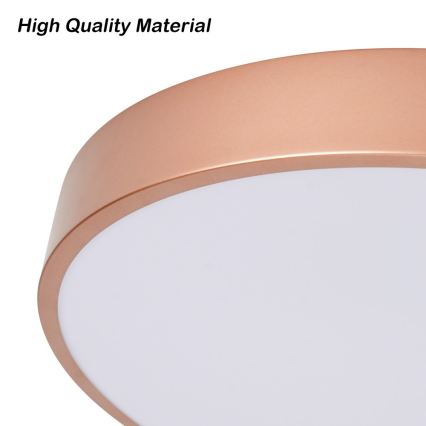 Brilagi - Lampă plafonieră LED dimabilă POOL LED/36W/230V 3000-6000K Ø 30 cm culoare bronz + telecomandă