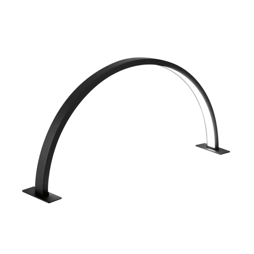 Brilagi - Lampă de birou LED arcuită dimmabilă RADIO LED/30W/24/230V 3000/4000/6500K neagră