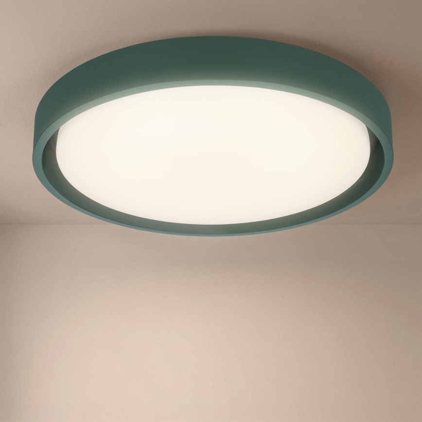 Brilagi - Plafonieră LED dimmabilă MATTEO LED/48W/230V 3000-6500K Ø 41 cm verde + telecomandă