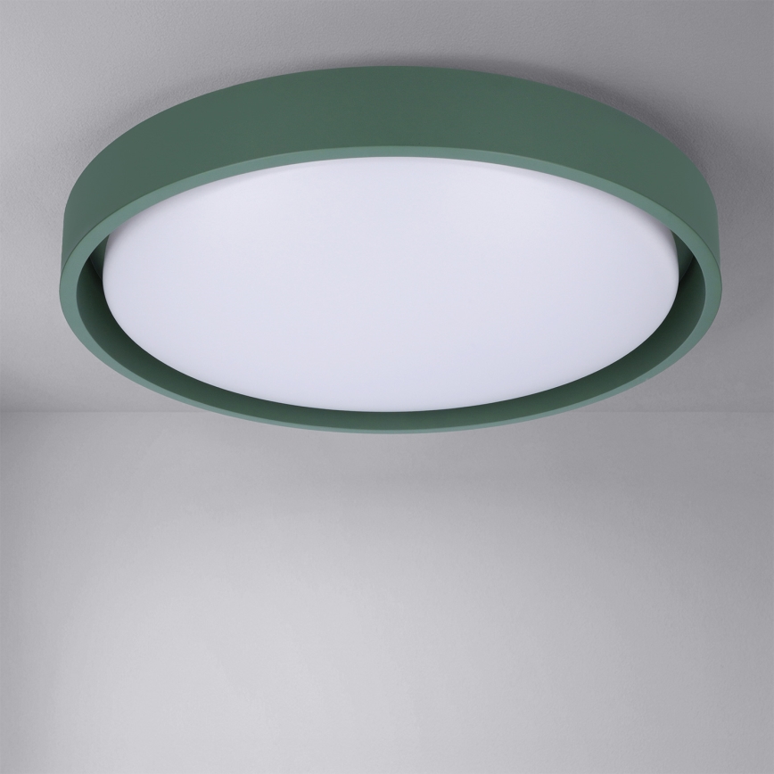 Brilagi - Plafonieră LED dimmabilă MATTEO LED/48W/230V 3000-6500K Ø 41 cm verde + telecomandă
