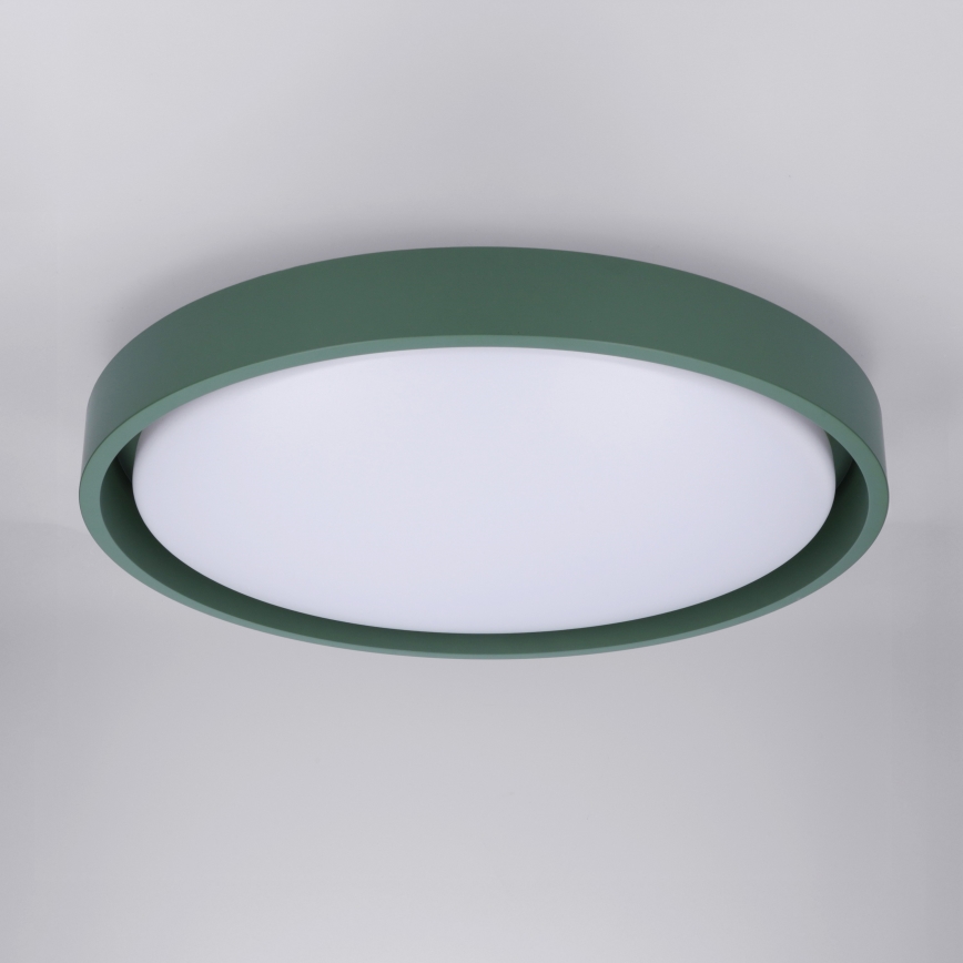 Brilagi - Plafonieră LED dimmabilă MATTEO LED/48W/230V 3000-6500K Ø 41 cm verde + telecomandă