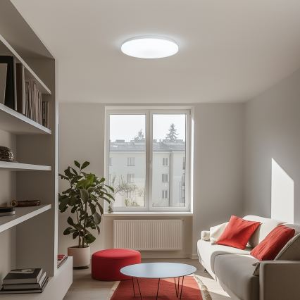 Brilagi - Plafonieră LED reglabilă MILKY WAY, 24W, 230V, 3000-6500K, Ø 38 cm + telecomandă