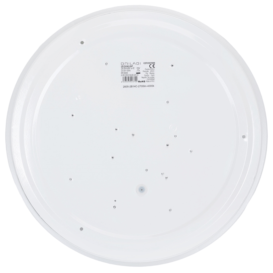 Brilagi - Plafonieră LED reglabilă MILKY WAY, 24W, 230V, 3000-6500K, Ø 38 cm + telecomandă