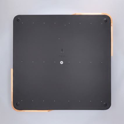 Brilagi - Plafonieră LED reglabilă PILANA LED/60W/230V 3000-6500K stejar/negru 56x56 cm + telecomandă