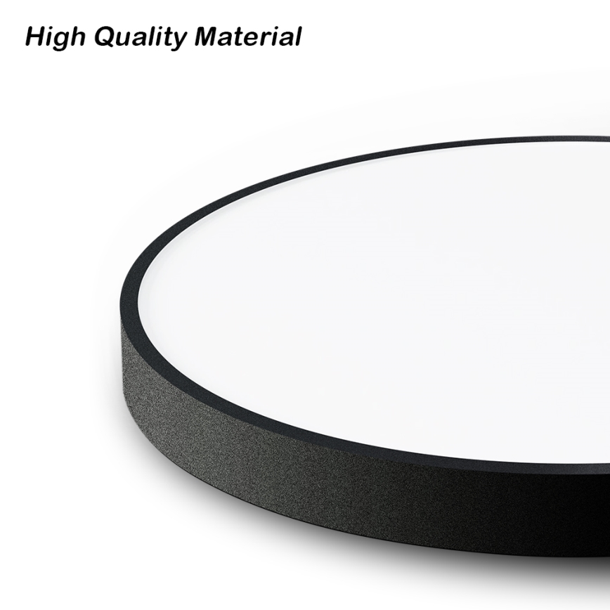 Brilagi - Plafonieră LED dimabilă POOL SMART LED/100W/230V 3000-6000K Ø 80 cm Wi-Fi Tuya neagră + telecomandă