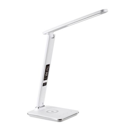 Brilagi - Lampă de birou LED reglabilă cu încărcare wireless QI și USB REGINA LED/8,5W/230V albă