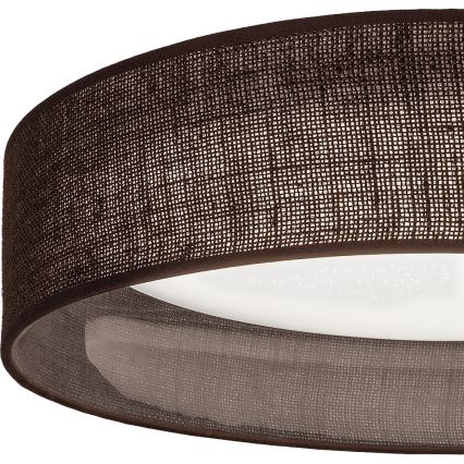 Brilagi - Plafonieră LED dimabilă VELVET SMARTIX STARS LED/36W/230V 3000-6000K Ø 55 cm maro Wi-Fi Tuya Beacon + telecomandă