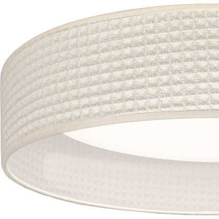 Brilagi - Corp de iluminat LED dimmabil pentru tavan VELVET SMARTIX LED/24W/230V 3000–6000K Ø45 cm crem Wi‑Fi Tuya Beacon + telecomandă