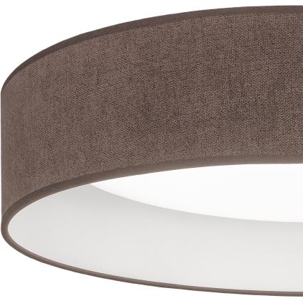 Brilagi - Plafonieră LED reglabilă VELVET SMARTIX LED/24W/230V 3000-6000K Ø 45 cm maro Wi-Fi Tuya Beacon + telecomandă